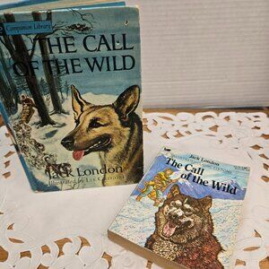 vintage Call of the Wild Jack London Paperback pocket Hardcover Books
